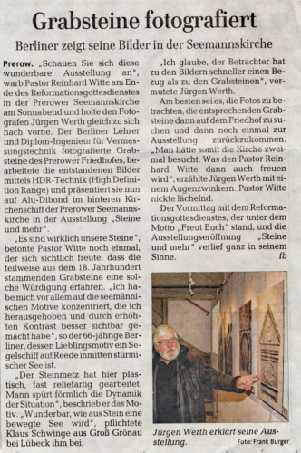 Ostsee-Zeitung vom 2.11.2015